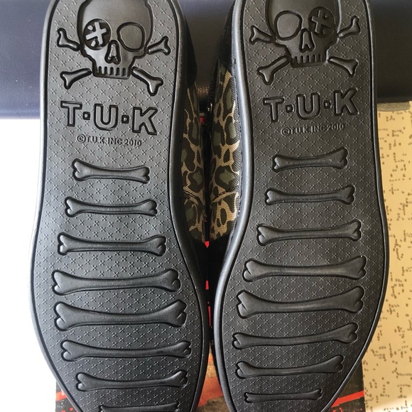 T.U.K Grey Leopard Mid Bomber Sneaker - Picture 4 of 7